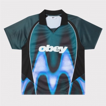 OBEY BLURRED SOCCER JERSEY...