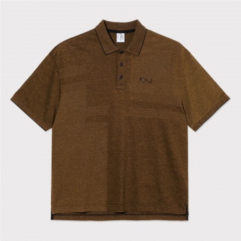 POLAR SURF POLO SHIRT MARRON