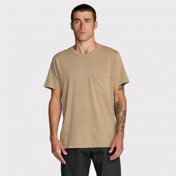 RVCA PTC 2 PIGMENT TEE MARRON