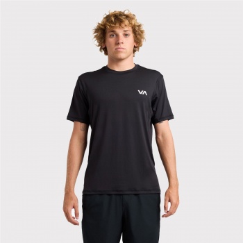 RVCA SPORT VENT TEE NEGRO