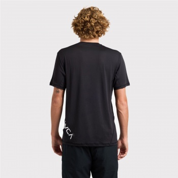 RVCA SPORT VENT TEE NEGRO 2