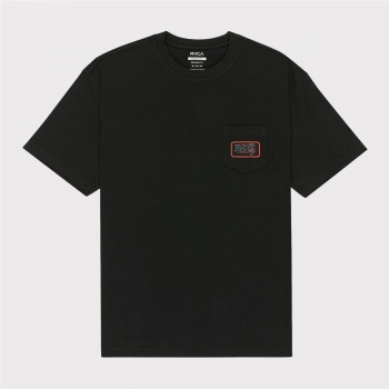 RVCA STINGBAY POCKET TEE NEGRO 2