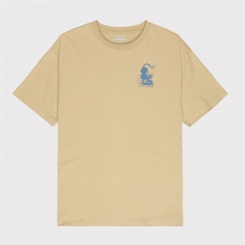 RVCA BURNER TEE KHAKI 2