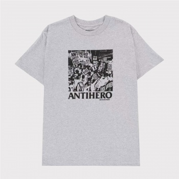 ANTIHERO SUCKS TEE GRIS