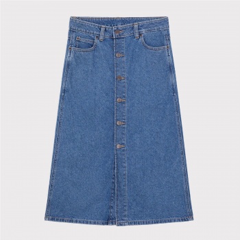 DICKIES MIDI DENIM SKIRT W...
